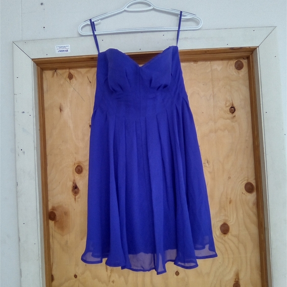 ARDEN B Vibrant Purple Strapless Dress - Picture 3 of 7
